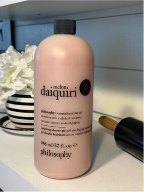 New PHILOSOPHY MELON DAIQUIRI Shampoo Shower Gel 32oz